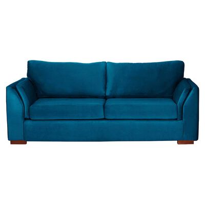 Sofá Cama Latam Home Milan 3 Cuerpos Azul Petróleo