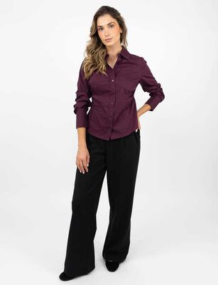 Imagen 2 del producto Blusa Manga Larga Mujer Zibel Burdeo