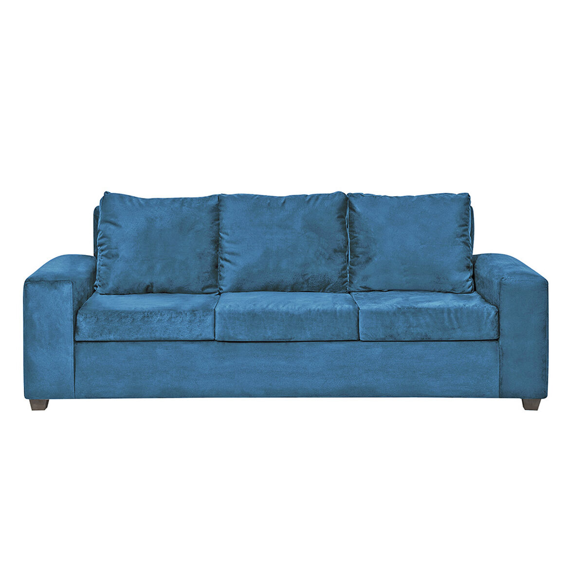 Juego de Living Innovamuebles Kahlo Sofá 3 Cuerpos + Dos Sillones 1 Cuerpo Petróleo