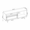 Rack TV Home Mobili Emi Hasta 60" Negro
