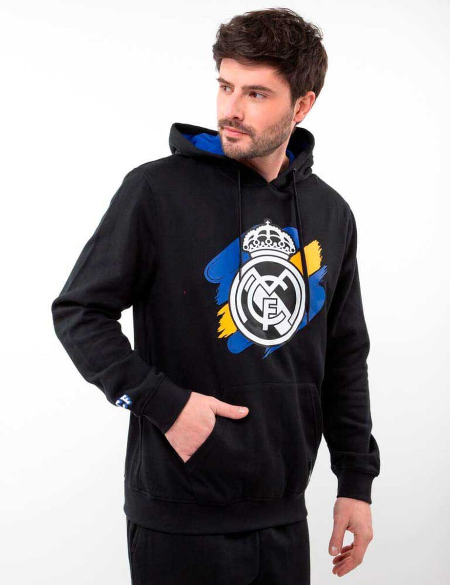 Polerón Con Gorro de Algodón Hombre Rmadrid