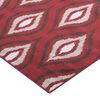 Alfombra Dib Kaleb 50 x 90 cm Rojo