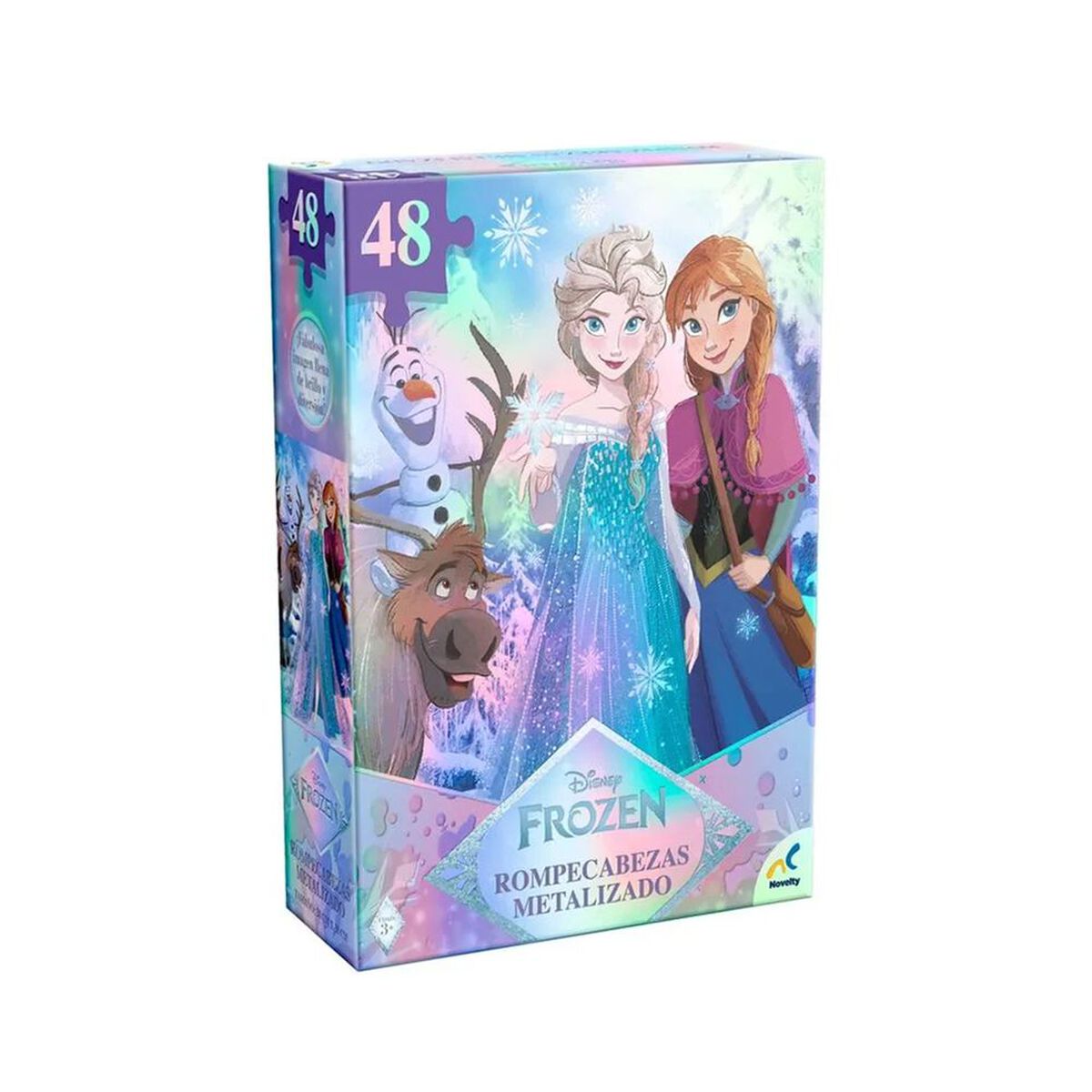 Puzzle Metalizado Frozen 48 Pzas