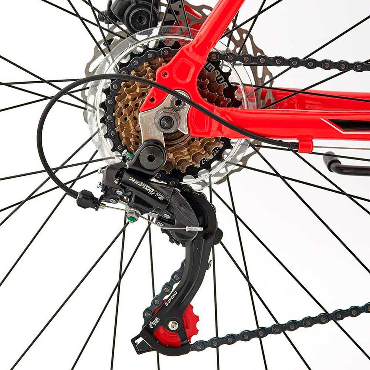 Bicicleta Mujer Bianchi Lady SX Advantage Aro 27,5 Rojo