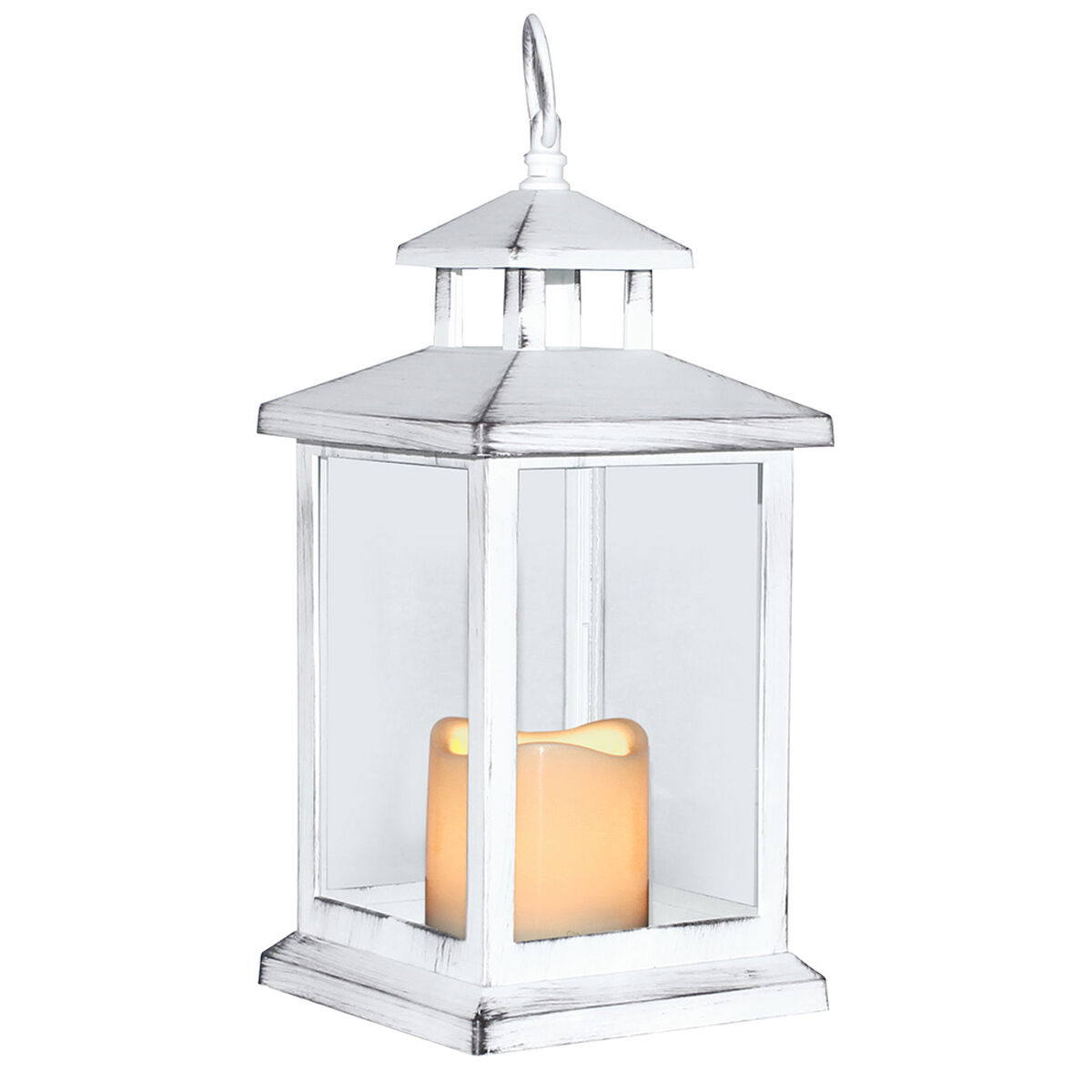 Fanal Pl&aacute;stico Con Vela Led