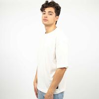 Polera Manga Corta Hombre Icono Ecru, Negro, Olivo