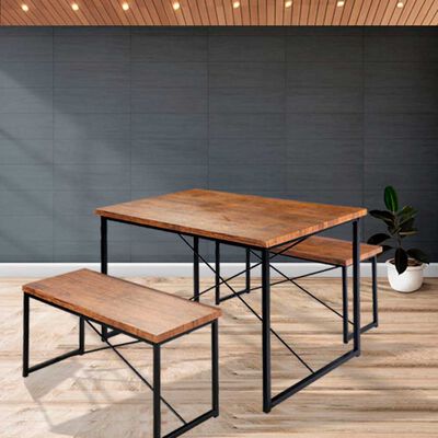 Imagen 2 del producto Juego de Cómedor Idetex Village 2 Sillas Café