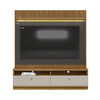 Home TV Di Poretti Design Ouro TV Hasta 75" Caf&eacute; Claro