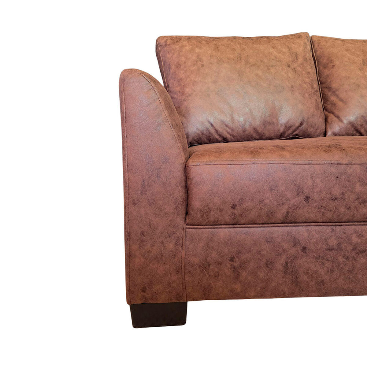 Seccional Derecho Muebles MPR Denver 4 Cuerpos Caf&eacute;