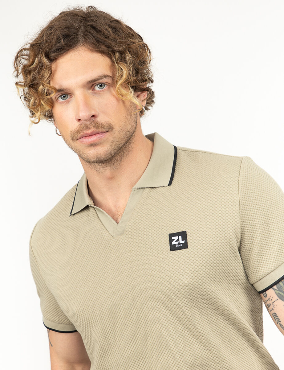 Polera Piqu&eacute; Hombre Zibel