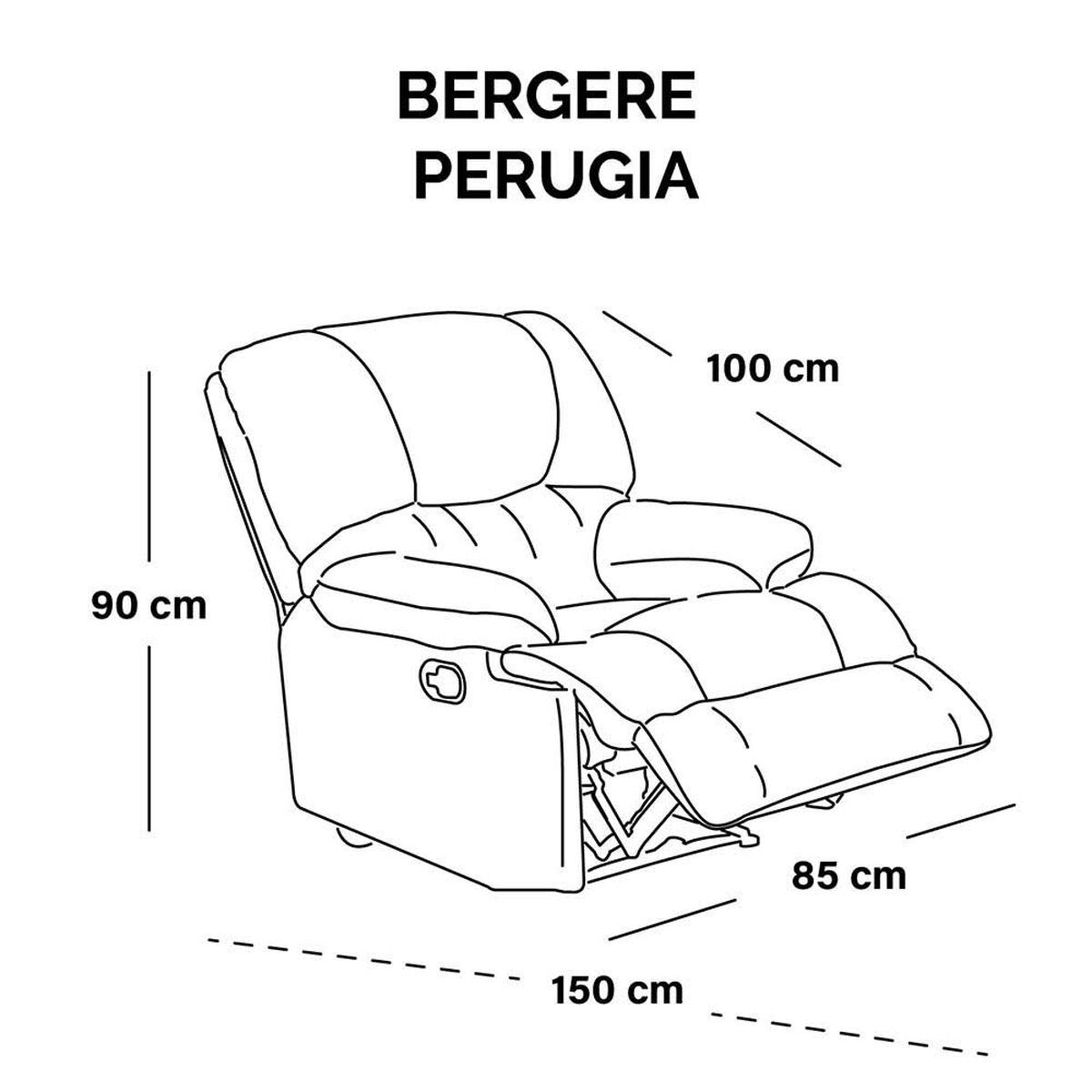 Bergere Latam Home Perugia Palo Rosa