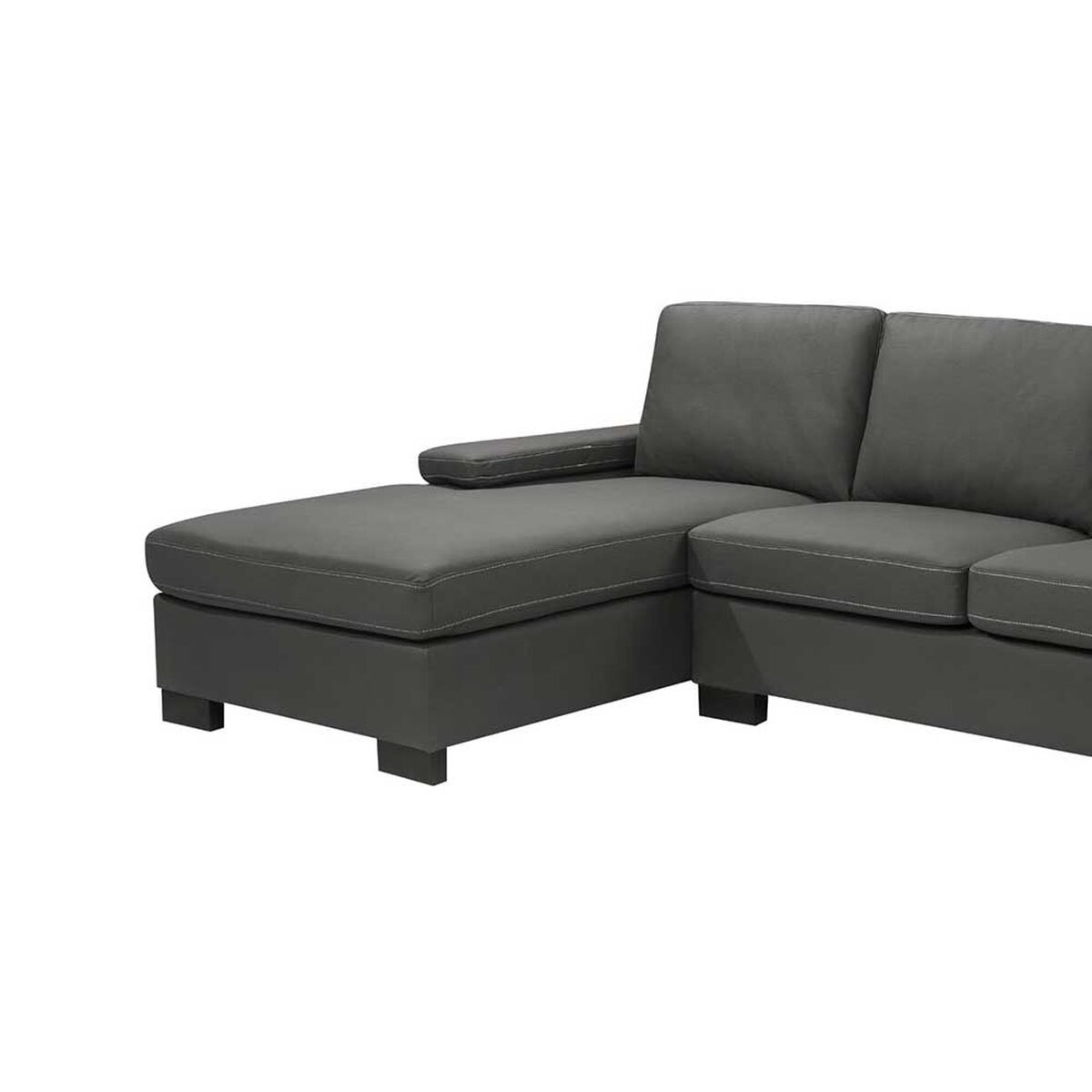 Sofá Seccional Izquierdo Furnitech Berna 3 Cuerpos Gris