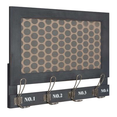 Imagen 2 del producto Adorno Memo con Gancho Madera Vgo  45 x 6 cm Gris