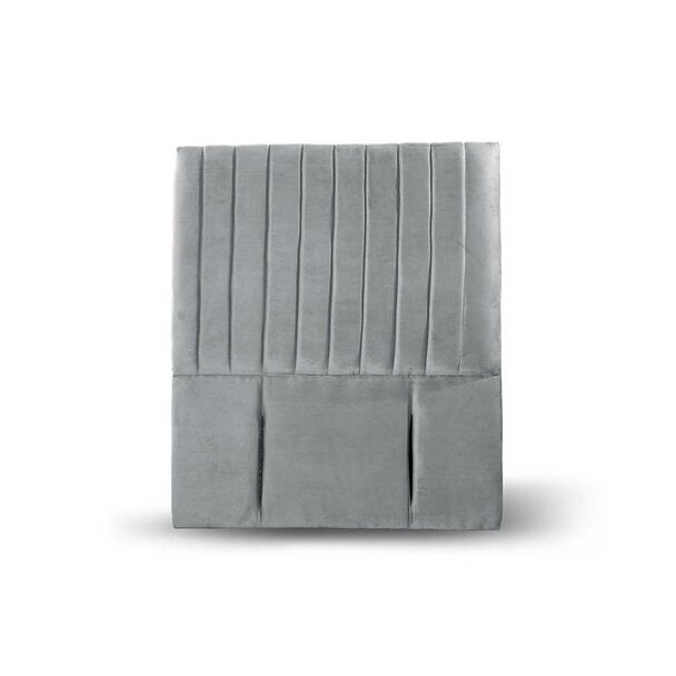 Respaldo Latam Home 1,5 Plazas Sorrento Tela Velvet Gris