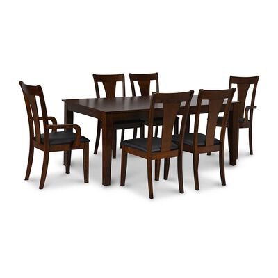 Imagen 2 del producto Juego de Comedor CIC Thomas Roble 4 Sillas + 2 Sitiales