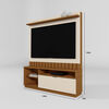Home TV Vekkahome Diamantina 60" Pulgadas Café
