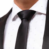 Corbata Slim Hombre Zibel Negro