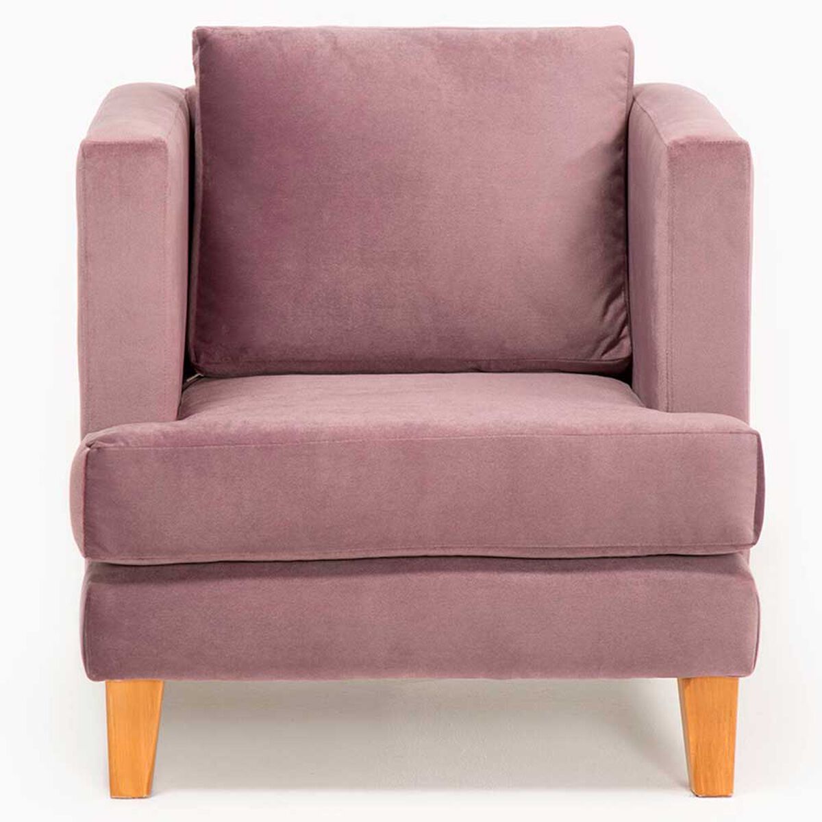 Juego de Living Barra Design Larisa Sofá 3 Cuerpos + Dos Sillones 1 Cuerpo Violeta
