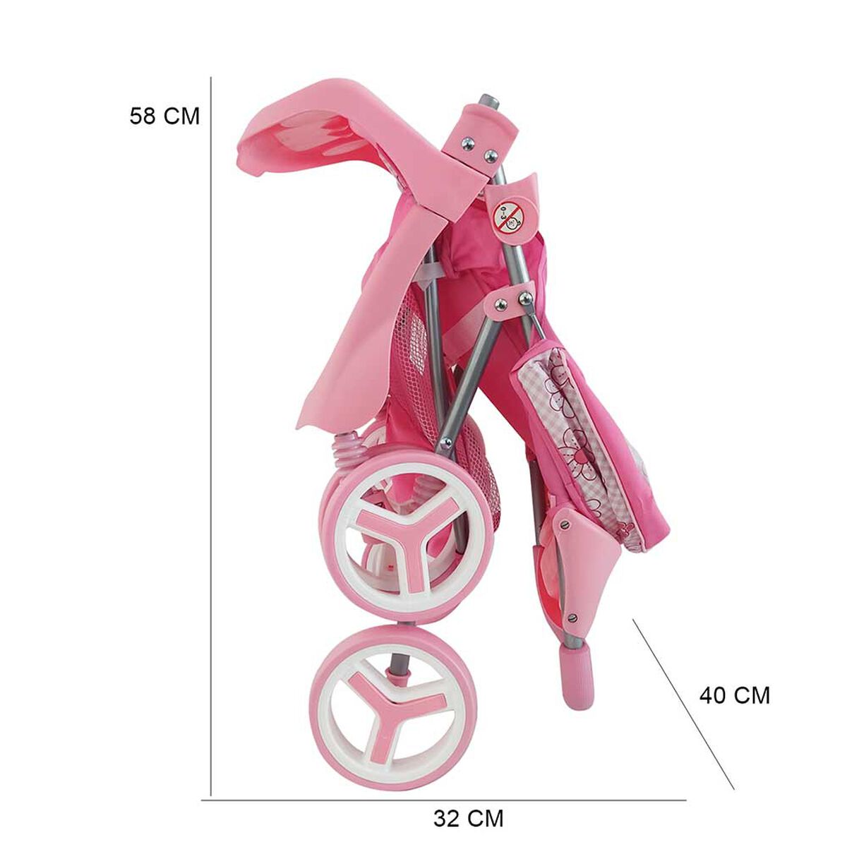 Coche Travel Muñeca Flor