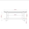 Mesa de Centro Altavision Frizz Calaca Blanco