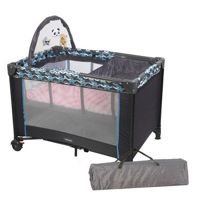 Imagen 2 del producto Cuna Corral Pack & Play Bebe Sleep II Plegable con Movil Azul Bebesit
