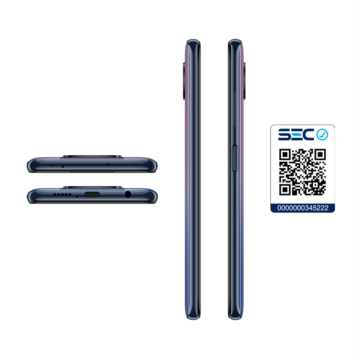 Celular Xiaomi Poco X3 Pro 256GB 6,67" Phantom Black Wom