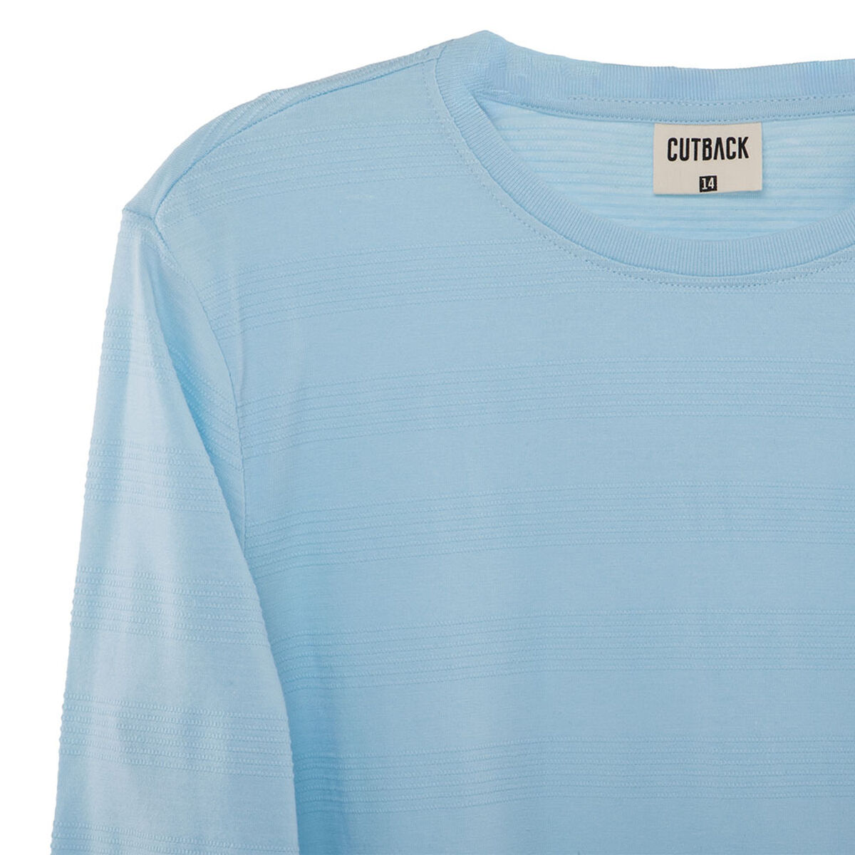 Polera Manga Larga de Algodón Niño Cutback