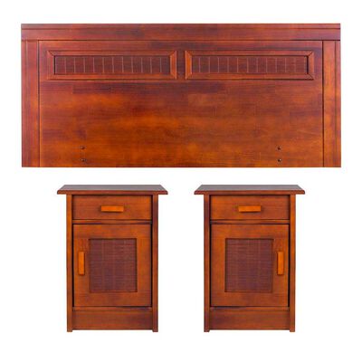 Respaldo 2 Plazas + 2 Veladores CIC Milán