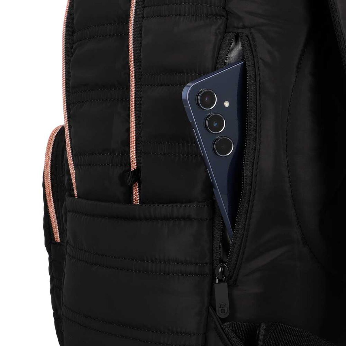Mochila Notebook Xtrem Nebraska 6XT Negro/Rose Gold 16"