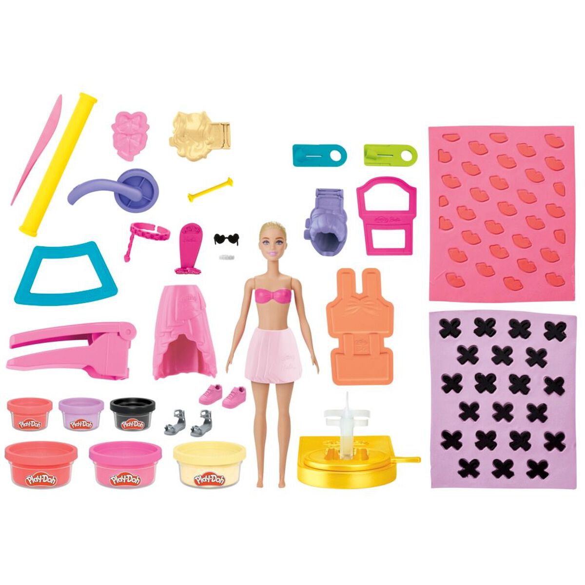 Set de Masa Moldeable Desfile de Moda Crea Ropa Barbie Play Doh