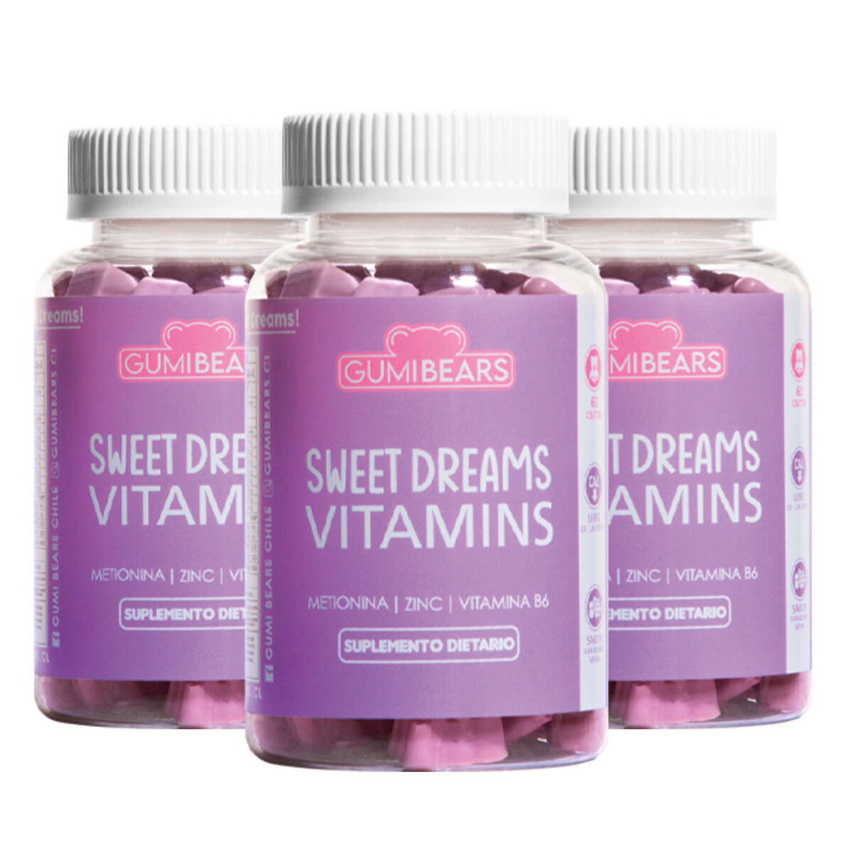 Vitaminas Sweet Dreams Inductor del Sueño 3 Meses GumiBears