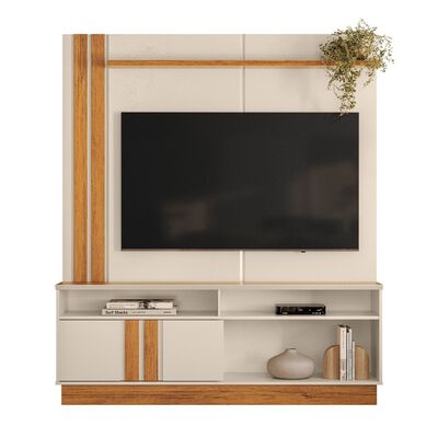 Estante TV Exit Fortaleza Hasta 60" Beige