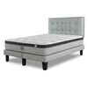 Cama Europea Simmons 2 Plazas Dreamer Plazasus Box + Respaldo Urban Plazasata