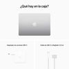 Notebook Apple Macbook Air MC7V4CI/A Chip M2 16GB 256GB SSD 13,6" Plata