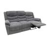 Bergere Reclinable Furnitech Atlanta 3 Cuerpos Gris