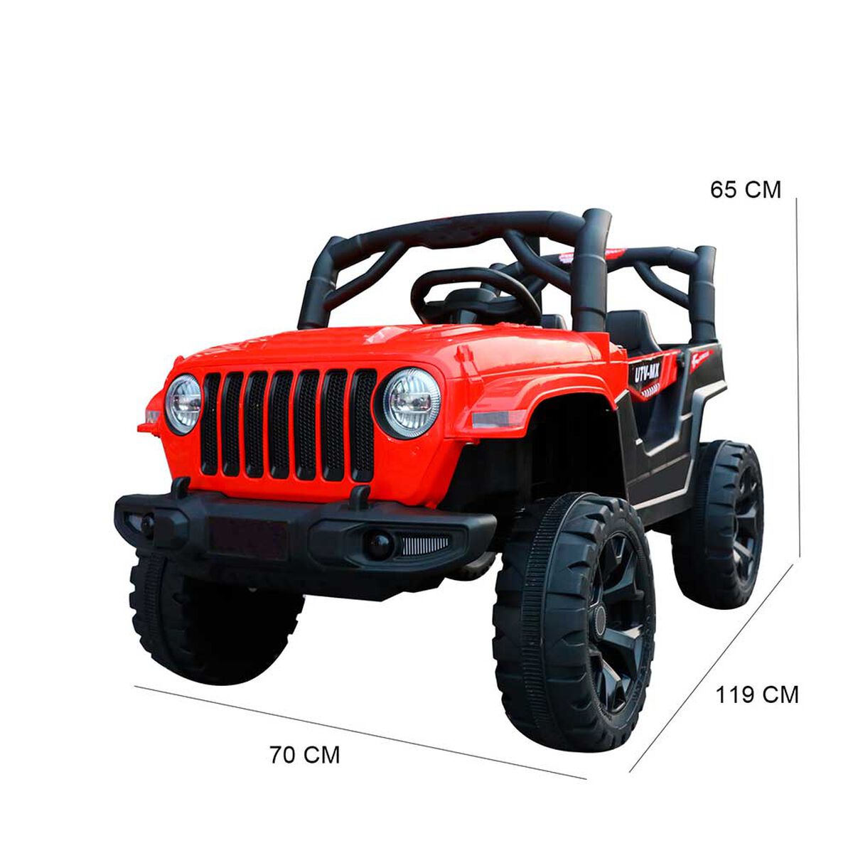 Auto Jeep a Batería Rojo Bebesit