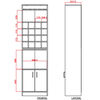 Mueble Bar + Arrimo + Mesa de Centro TuHome Beijing