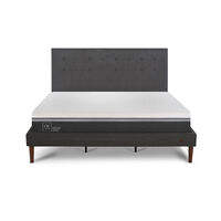 Cama Europea CIC King Ortopedic Advance + Respaldo Eufrates