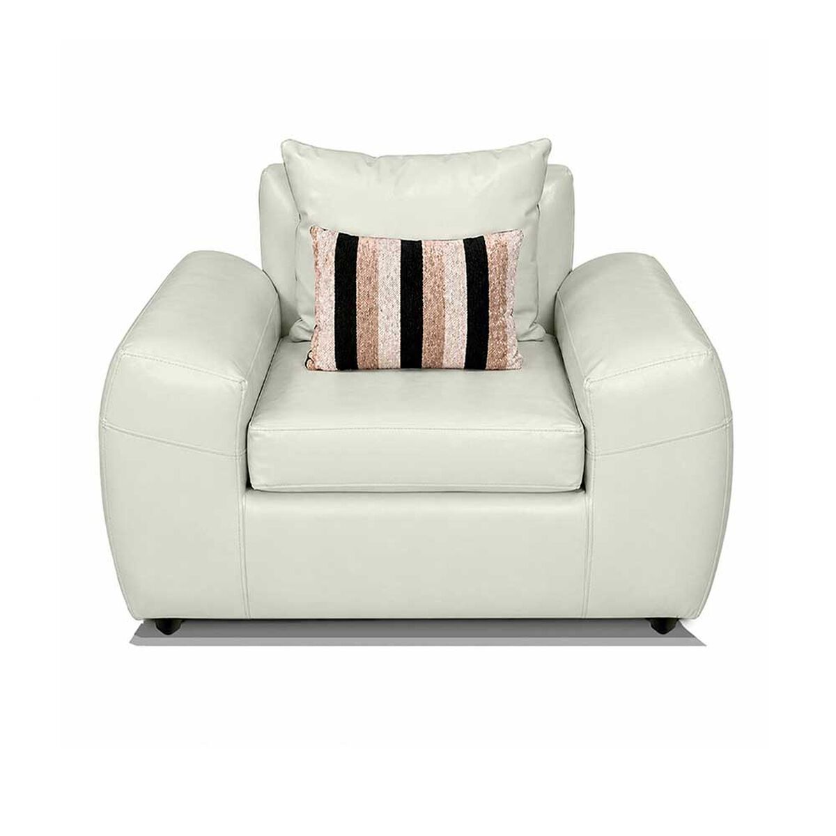 Juego de Living Elegant Detail New Houston 3-1-1 Cuerpos Blanco