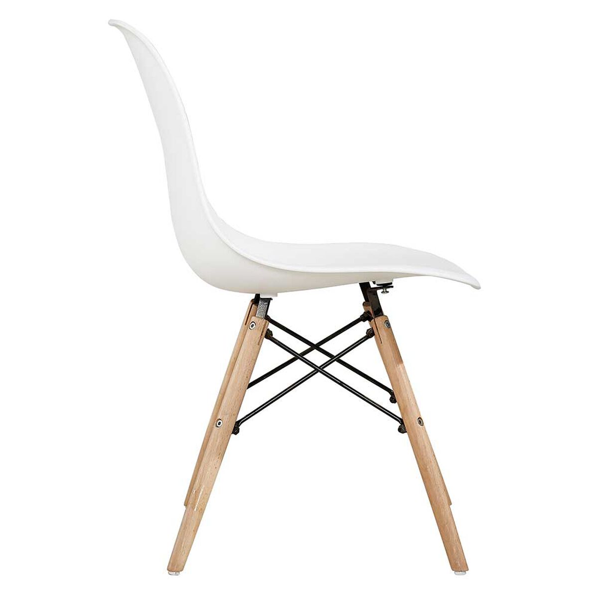 Set 4 Sillas Spazzio Badem Blanco