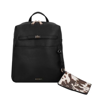 Mochila de Mujer Secret Serbia SC7 Mediana Negro
