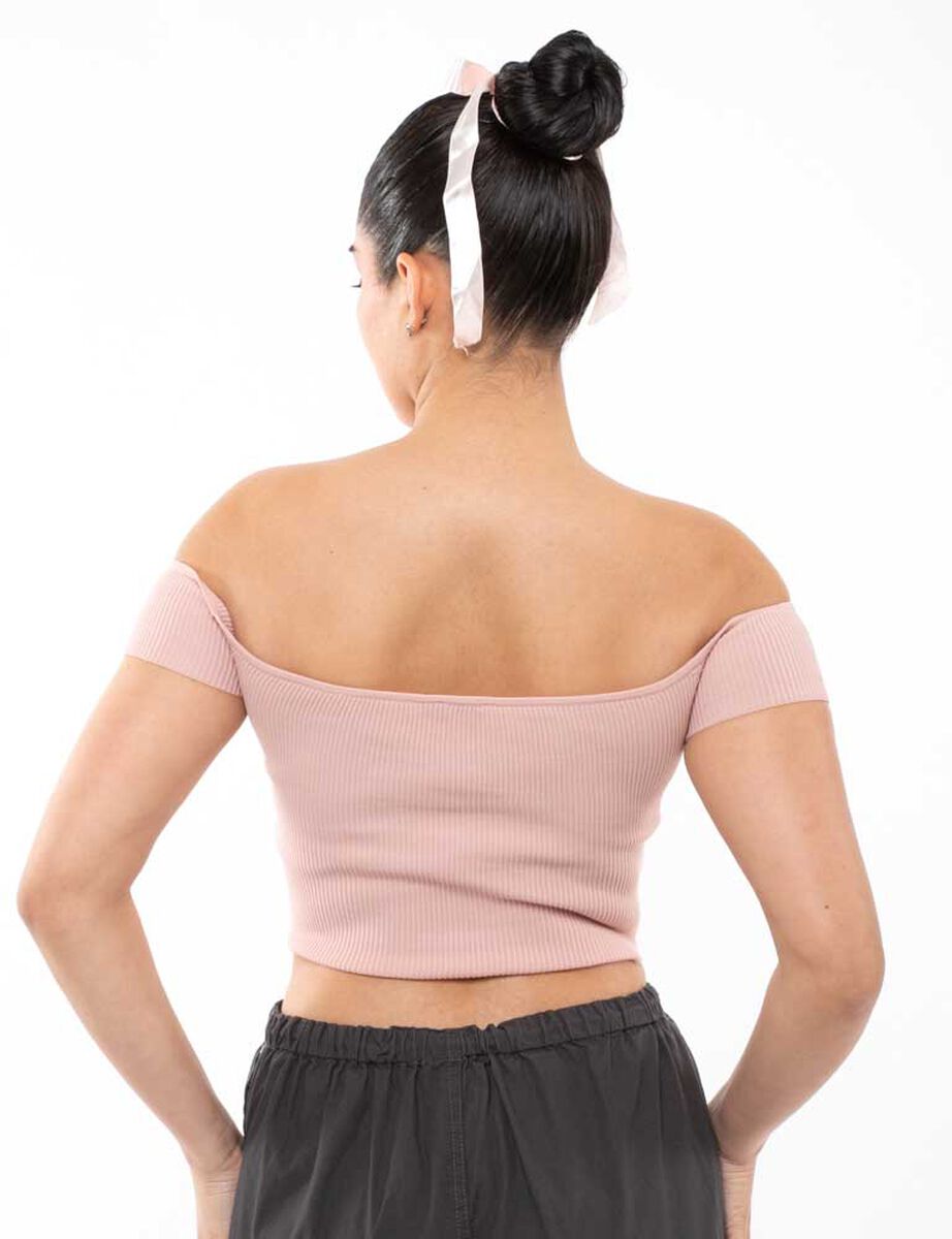 Polera Hombros Descubiertos Mujer Icono