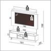 Home TV Decocasa TB112 Hasta 75" Off White