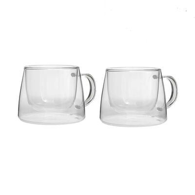 Set 2 Mugs de Vidrio 250ml Coquinaria