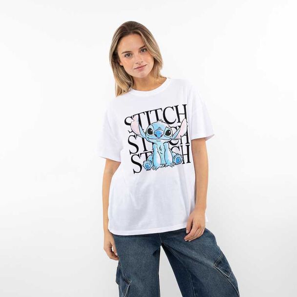 Polera Dibujos Animados Manga Corta Mujer Icono