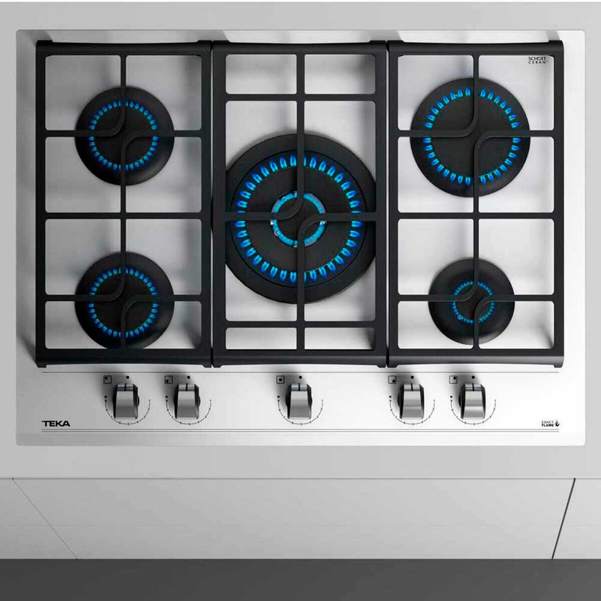 Encimera a Gas Teka GZC 75330 WH  5 Quemadores