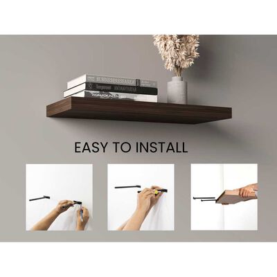 Imagen 2 del producto Repisa Flotante Wall Tuhome Habano 80 x 25 cm