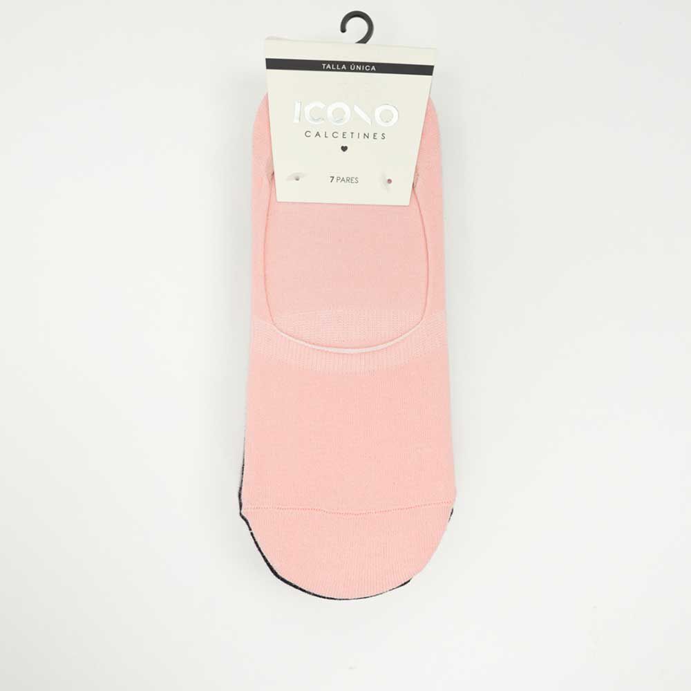 Pack 7 Calcetines Invisible Mujer Icono