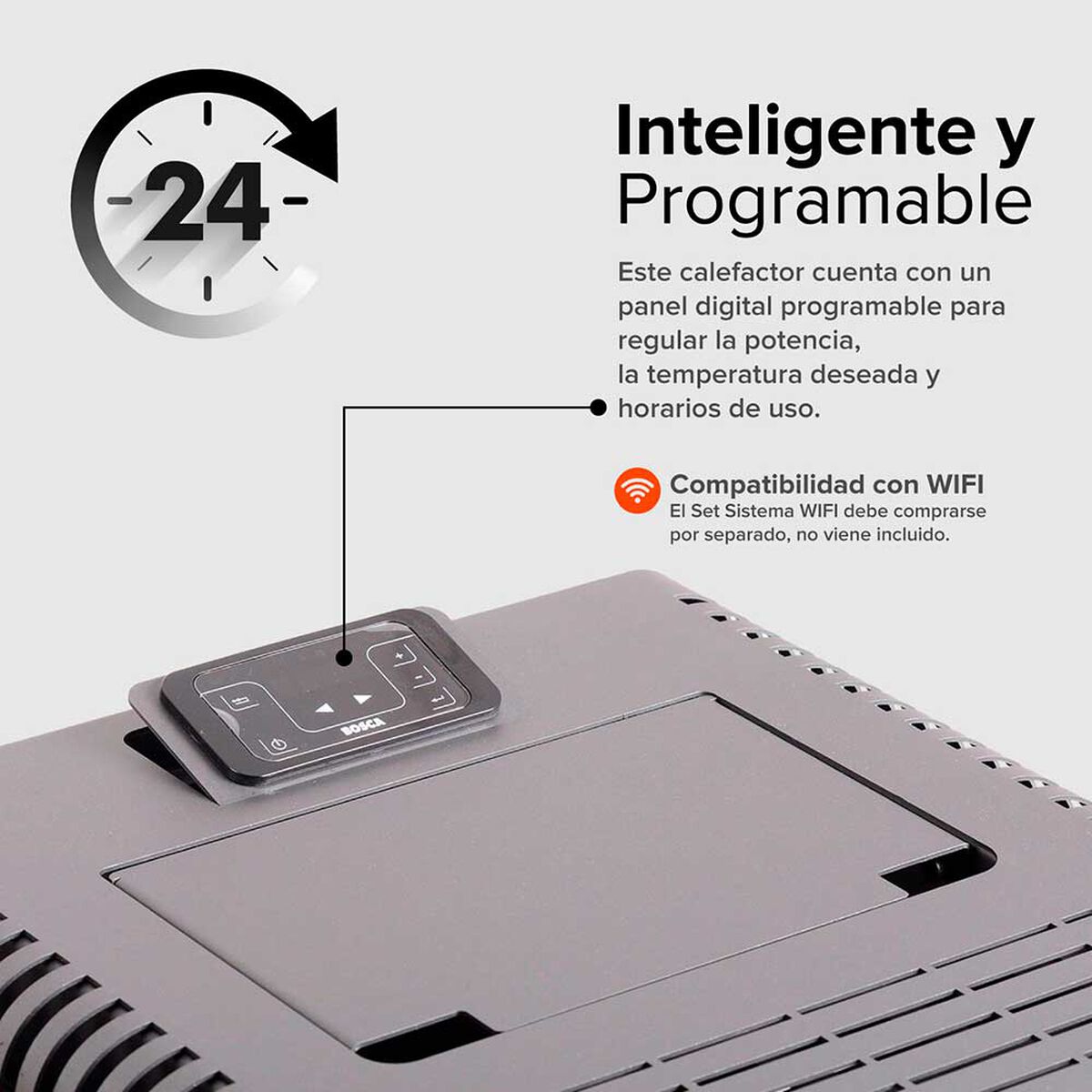 Pack Estufa a Pellet Bosca Hera + Charcoal +  Kit Interior