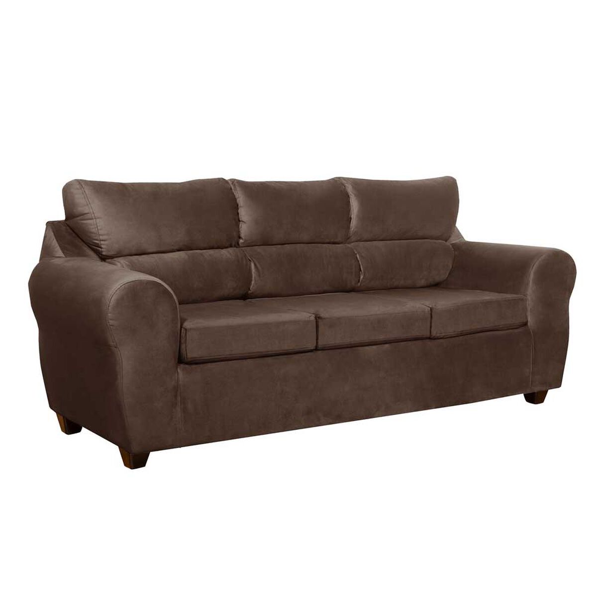 Juego de Living Mexx Muebles Dubai 5 Cuerpos Chocolate